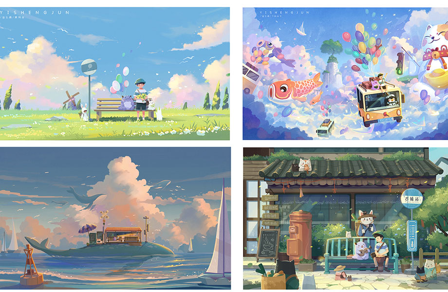 益生菌商业插画课第8期2022年【画质清晰有素材】