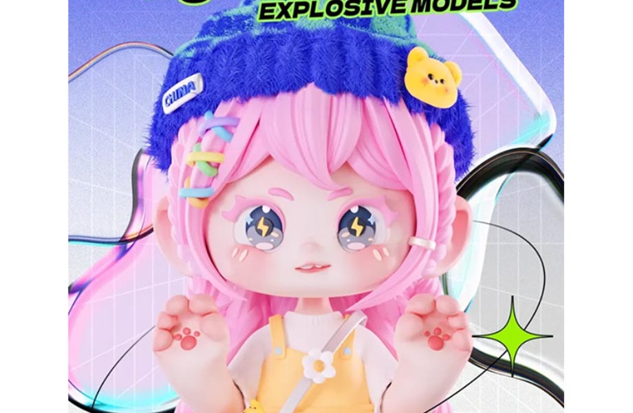 涅槃创设B班潮玩形象设计全流程2023年-Blender教程（高清画质带部分素材）