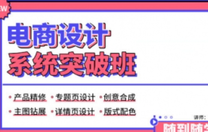 张修电商设计系统突破班【画质高清只有视频】