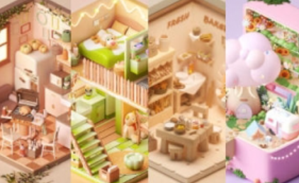 niaoniao第23期C4D+OC渲染2023年2月结课【画质高清有部分素材】