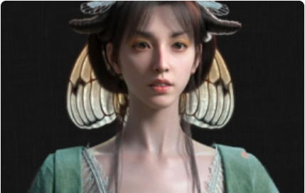 影视写实角色《八彩》视觉开发全流程教学【画质高清有素材】