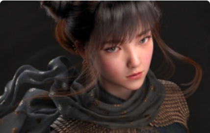 高精写实CG女性角色塑造刺客少女【画质高清有素材】