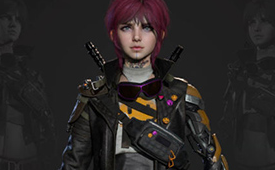 次世代赛博风格角色全流程制作教程（画质清晰带素材）